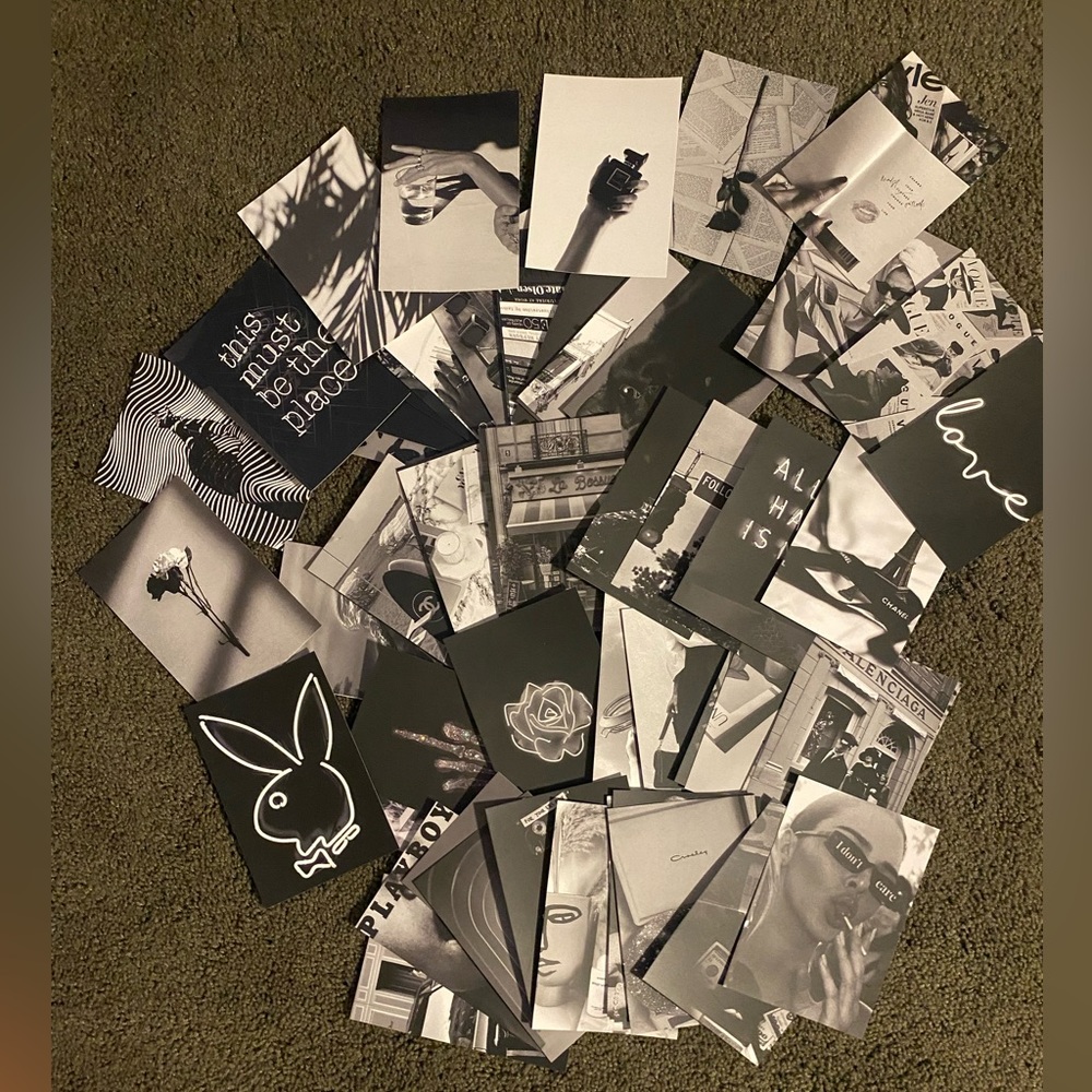 Black and white decorative pictures
